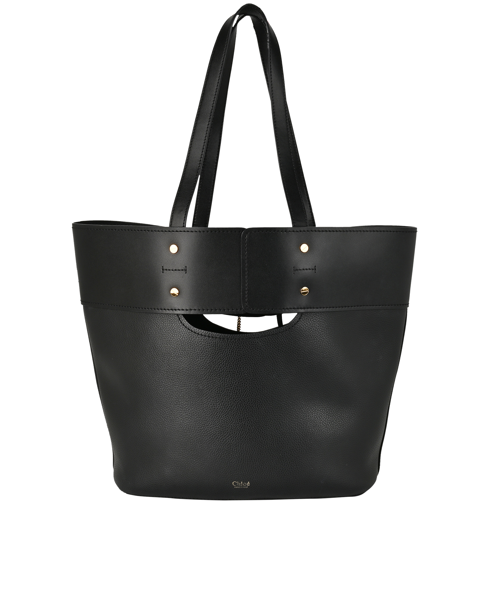 Aby Medium, &pound;450, Handbags, Black, Leather, Back view